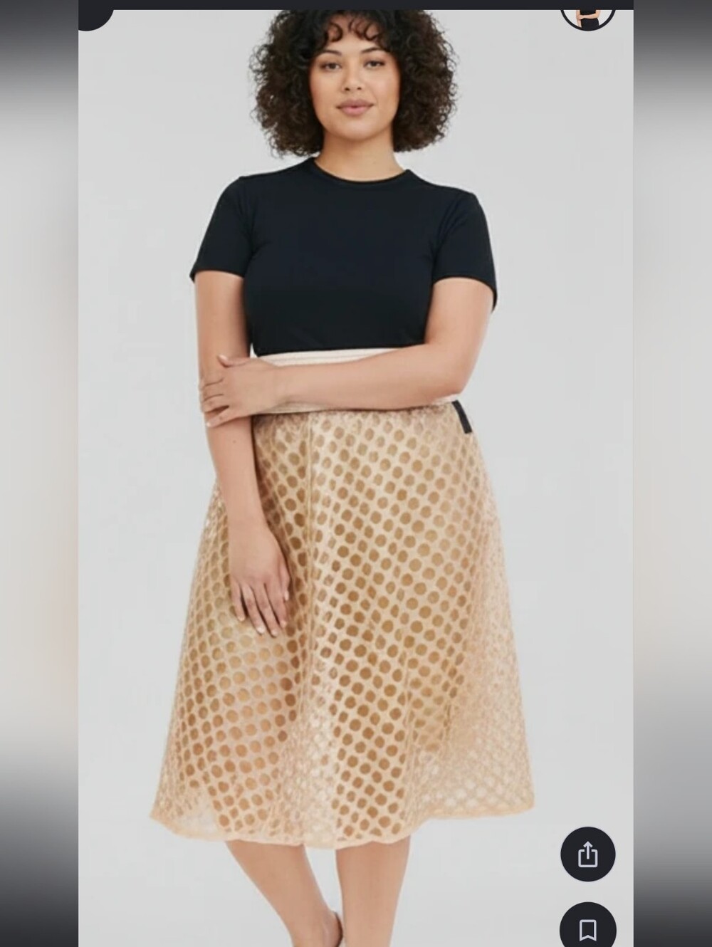 Magic skirt two layers In  excellent condition Size Med pretty design